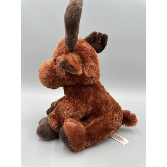 Cute Reindeer Moose Plush 8” Stuffed Animal Toy RMS International - Picture 6 of 8
